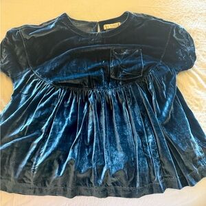 Free People Velvet top